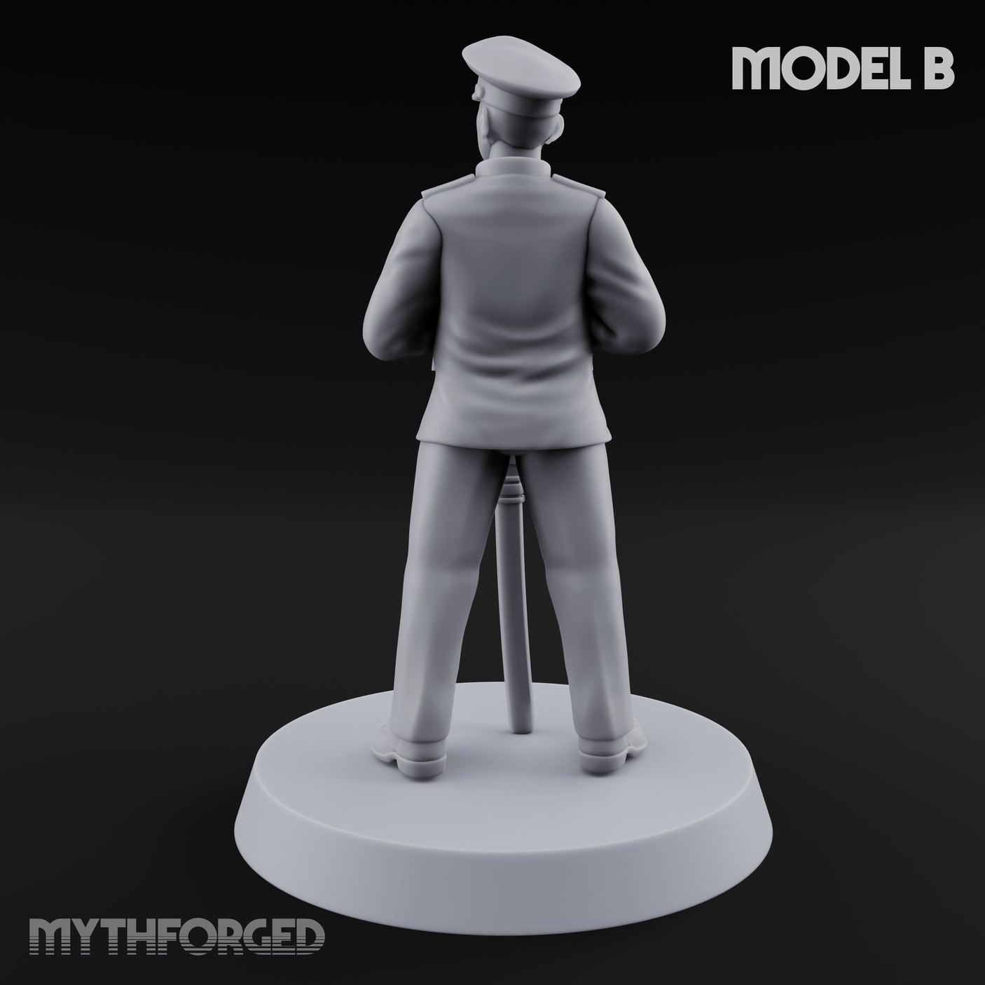 Weird War Japanese Officers B Miniature for Dungeons and Dragons, Pathfinder or other TTRPGs