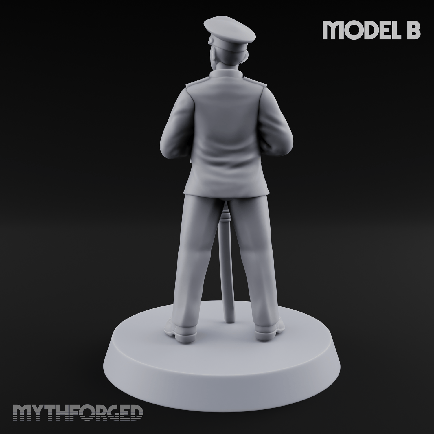 Weird War Japanese Officers B Miniature for Dungeons and Dragons, Pathfinder or other TTRPGs