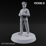 Weird War Japanese Officers B Miniature for Dungeons and Dragons, Pathfinder or other TTRPGs