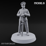 Weird War Japanese Officers B Miniature for Dungeons and Dragons, Pathfinder or other TTRPGs