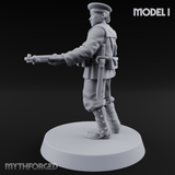 Weird War Japanese Aiming Riflemen I Miniature for Dungeons and Dragons, Pathfinder or other TTRPGs