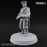 Weird War Japanese Aiming Riflemen I Miniature for Dungeons and Dragons, Pathfinder or other TTRPGs