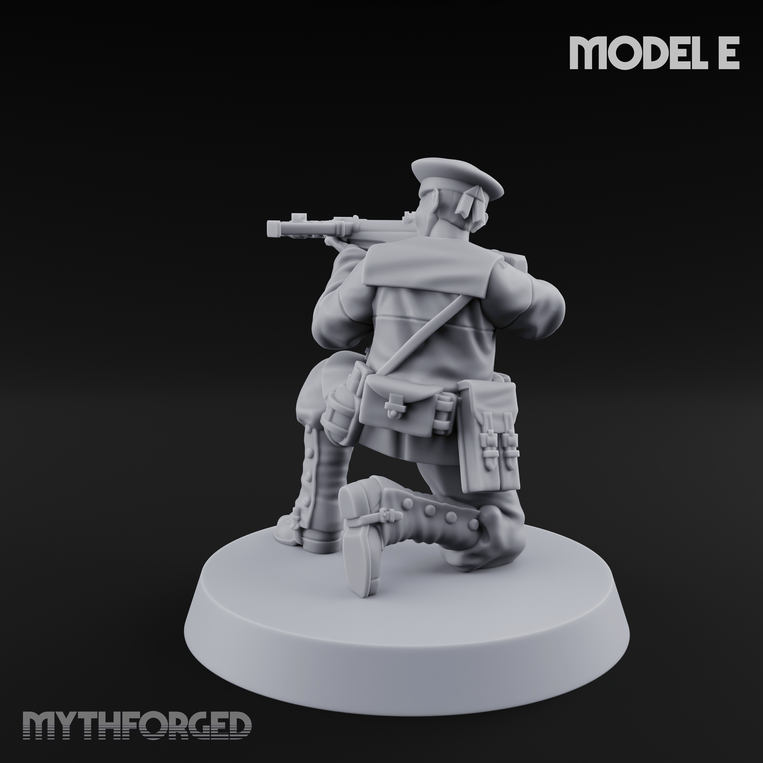 Weird War Japanese Scary SMG Gunners E Miniature for Dungeons and Dragons, Pathfinder or other TTRPGs
