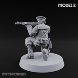 Weird War Japanese Scary SMG Gunners E Miniature for Dungeons and Dragons, Pathfinder or other TTRPGs