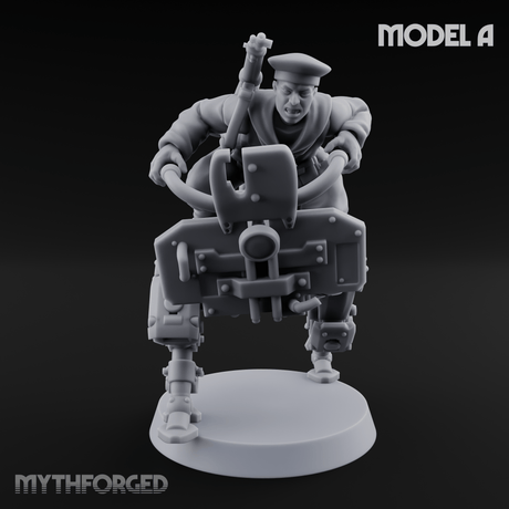 Weird War Japanese Walker Pilots A Miniature for Dungeons and Dragons, Pathfinder or other TTRPGs