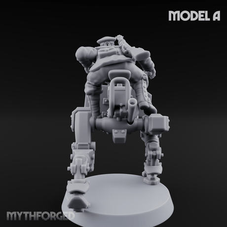 Weird War Japanese Walker Pilots A Miniature for Dungeons and Dragons, Pathfinder or other TTRPGs