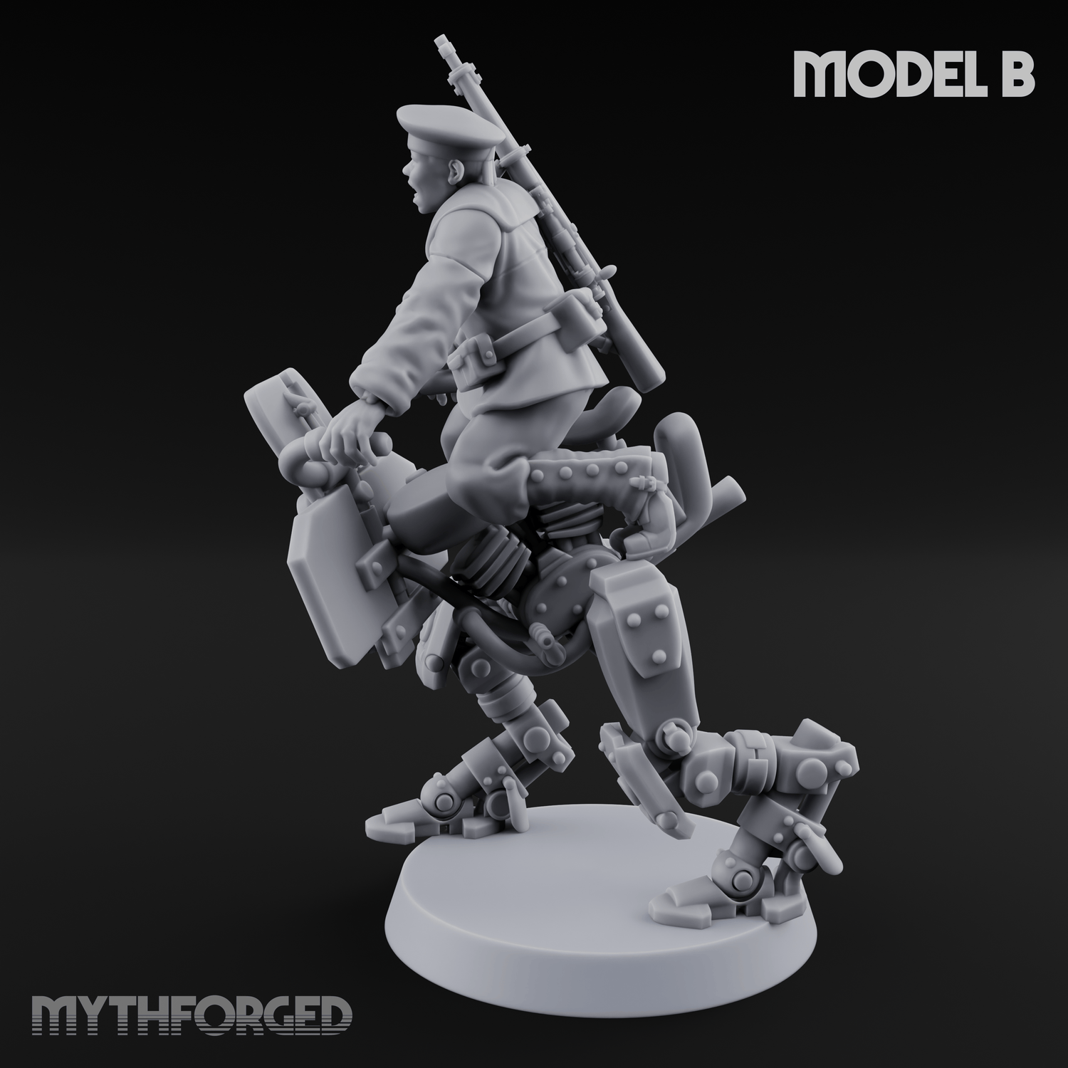 Weird War Japanese Walker Pilots B Miniature for Dungeons and Dragons, Pathfinder or other TTRPGs