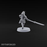 Sweeping the Deck Human Naginata Escort A
