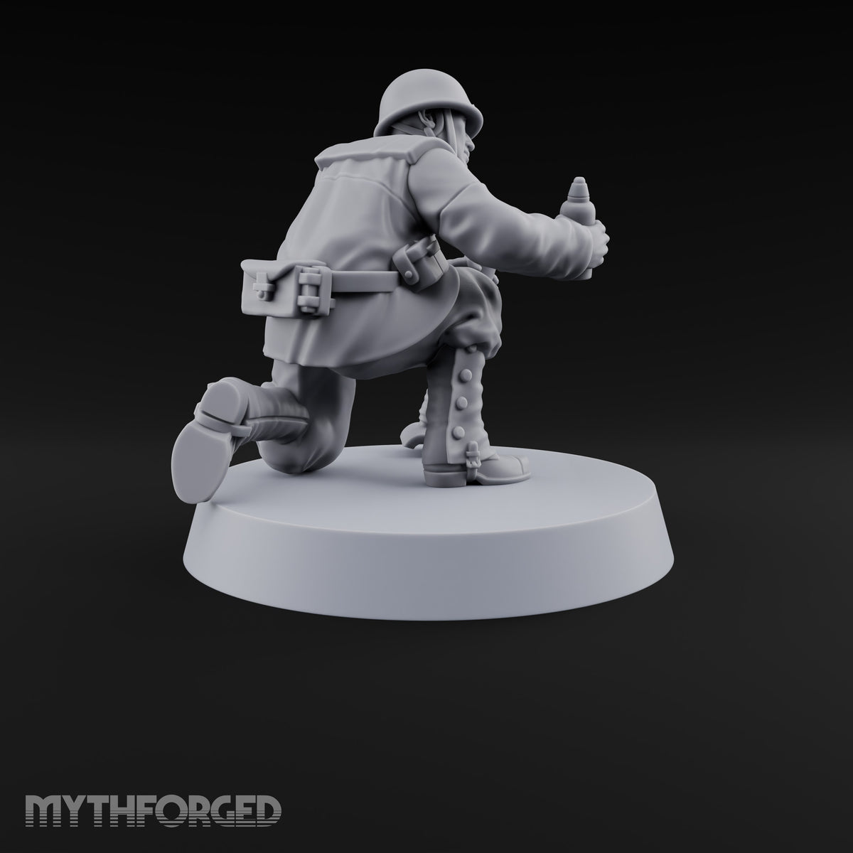 Bombs Away Human Naval Mortar Crew — A