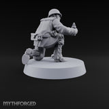 Bombs Away Human Naval Mortar Crew — A