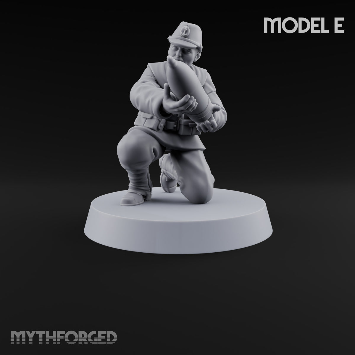 Prepare the Barrage Japanese Naval Howitzer Team — E