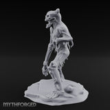 Jaw Gaping Blade Dragging Skeleton Warrior Miniature for Dungeons and Dragons, Pathfinder or other TTRPGs