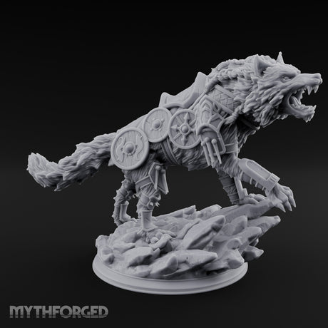 Jaws Snapping Lunging Armoured Dire Wolf gallery 4