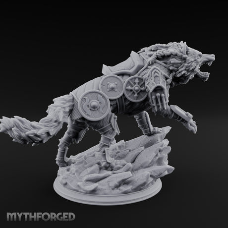 Jaws Snapping Lunging Armoured Dire Wolf gallery 5