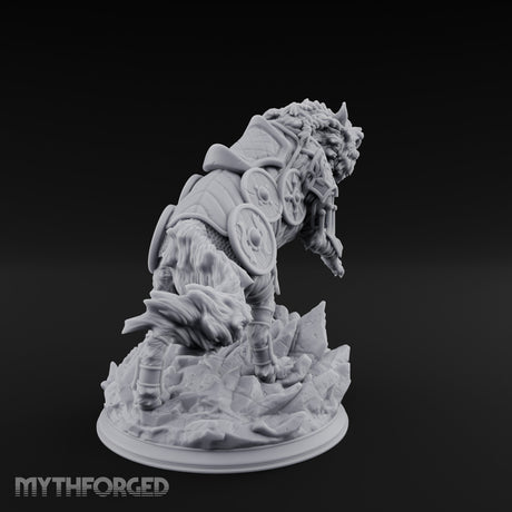 Jaws Snapping Lunging Armoured Dire Wolf gallery 8