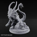 Jaws Snapping Tail Lashing Chimera — Large - 2" Base