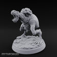 Jaws Wide Charging Mould Creature Miniature for Dungeons and Dragons, Pathfinder or other TTRPGs