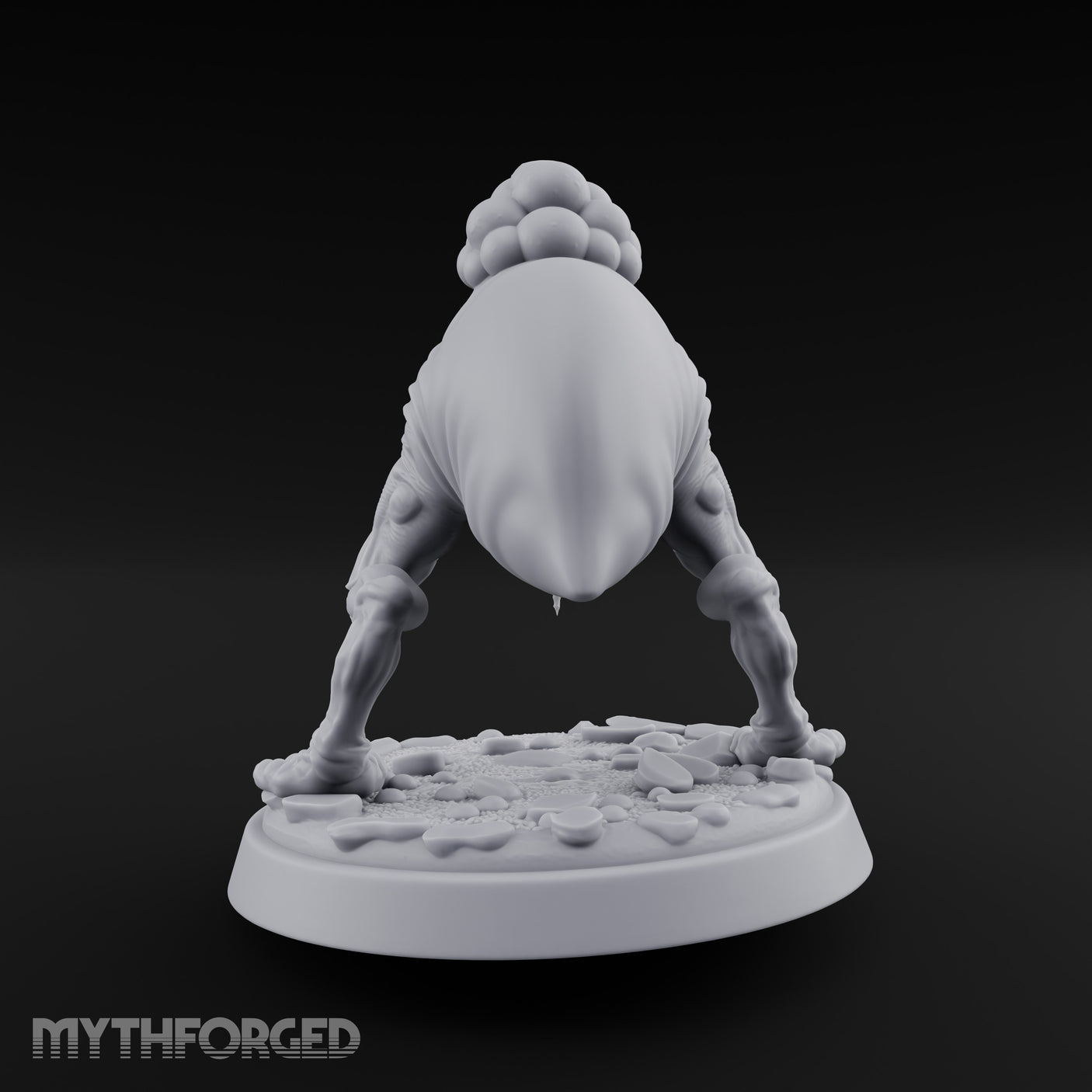 Jaws Wide Charging Mould Creature Miniature for Dungeons and Dragons, Pathfinder or other TTRPGs