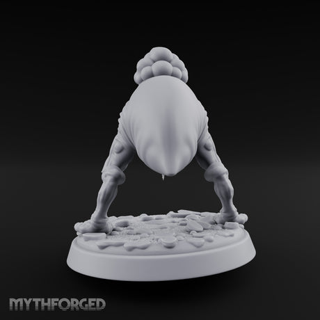 Jaws Wide Charging Mould Creature Miniature for Dungeons and Dragons, Pathfinder or other TTRPGs