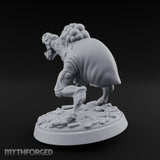 Jaws Wide Charging Mould Creature Miniature for Dungeons and Dragons, Pathfinder or other TTRPGs