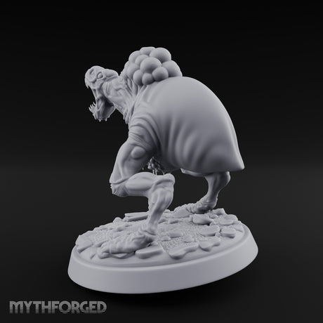 Jaws Wide Charging Mould Creature Miniature for Dungeons and Dragons, Pathfinder or other TTRPGs