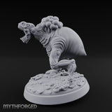 Jaws Wide Charging Mould Creature Miniature for Dungeons and Dragons, Pathfinder or other TTRPGs