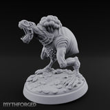Jaws Wide Charging Mould Creature Miniature for Dungeons and Dragons, Pathfinder or other TTRPGs