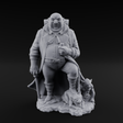 Leash Tugging Human Slave Master Miniature for Dungeons and Dragons, Pathfinder or other TTRPGs