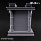 Appraised Under Glass Wooden Jeweler Shop Furniture E