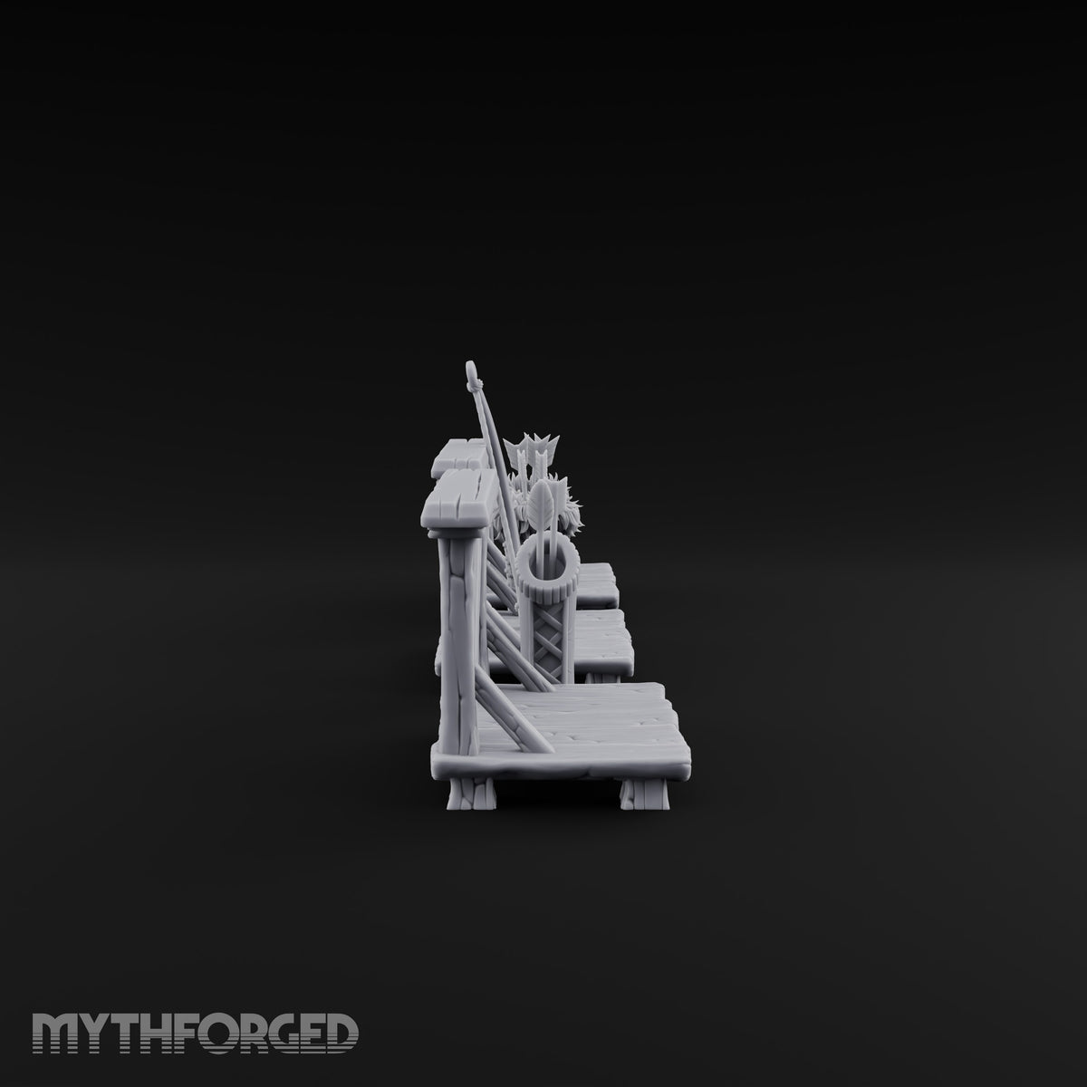 Tilt Yard Trimmings Wooden Jousting Tournament Terrain Set — B