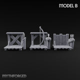 Tilt Yard Trimmings Wooden Jousting Tournament Terrain Set — B