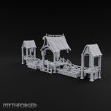 Tilt Yard Trimmings Wooden Jousting Tournament Terrain C