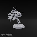 Lances Level, Nobody Yields Human Jousting Knight on Horse A