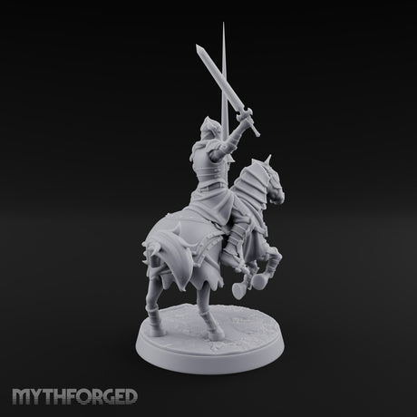 Lances Level, Nobody Yields Human Jousting Knight on Horse B
