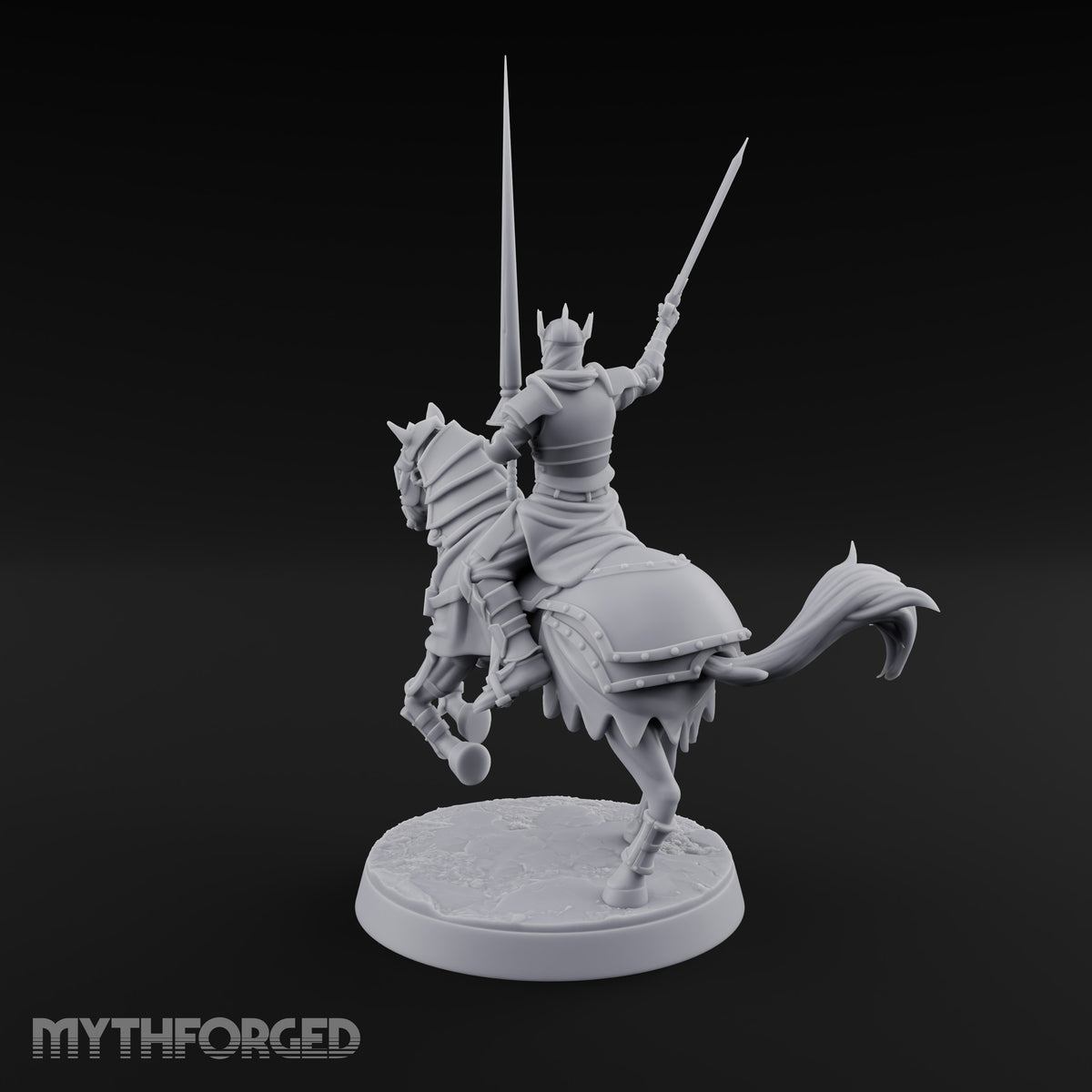 Lances Level, Nobody Yields Human Jousting Knight on Horse B