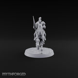 Lances Level, Nobody Yields Human Jousting Knights on Horses — C
