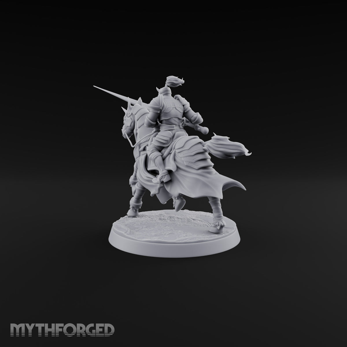 Lances Level, Nobody Yields Human Jousting Knight on Horse C
