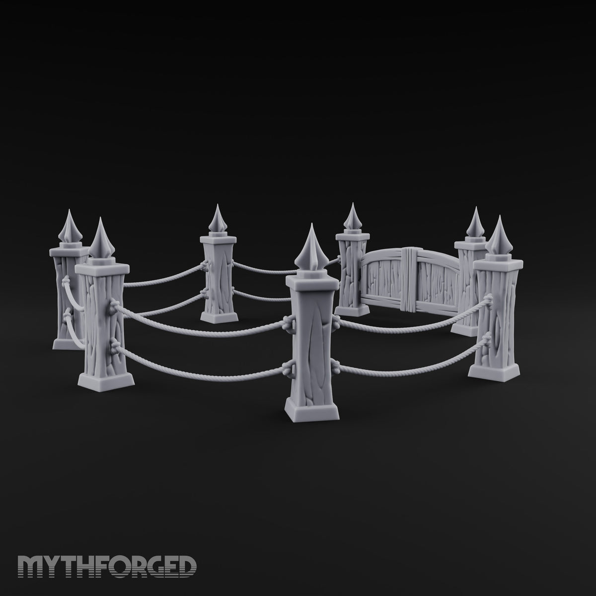 Tilt Yard Trimmings Wooden Jousting Tournament Terrain E
