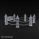 Tilt Yard Trimmings Wooden Jousting Tournament Terrain E