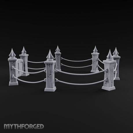 Tilt Yard Trimmings Wooden Jousting Tournament Terrain E