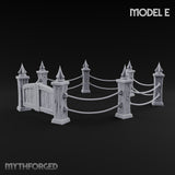 Tilt Yard Trimmings Wooden Jousting Tournament Terrain Set — E