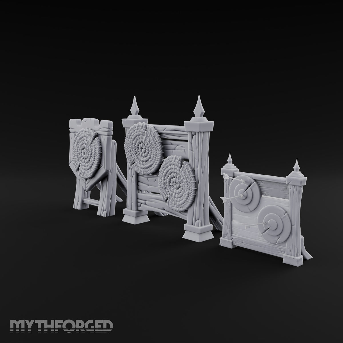 Tilt Yard Trimmings Wooden Jousting Tournament Terrain F
