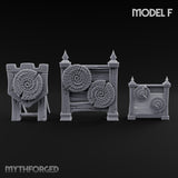 Tilt Yard Trimmings Wooden Jousting Tournament Terrain Set — F