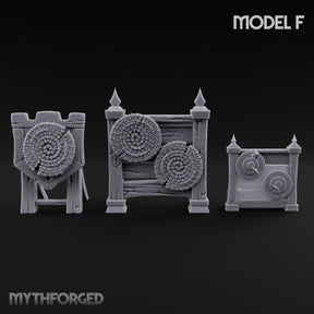 Tilt Yard Trimmings Wooden Jousting Tournament Terrain F