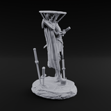 Swords Planted Human Sword Saint Miniature for Dungeons and Dragons, Pathfinder or other TTRPGs