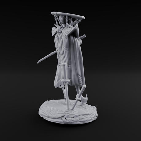 Swords Planted Human Sword Saint Miniature for Dungeons and Dragons, Pathfinder or other TTRPGs