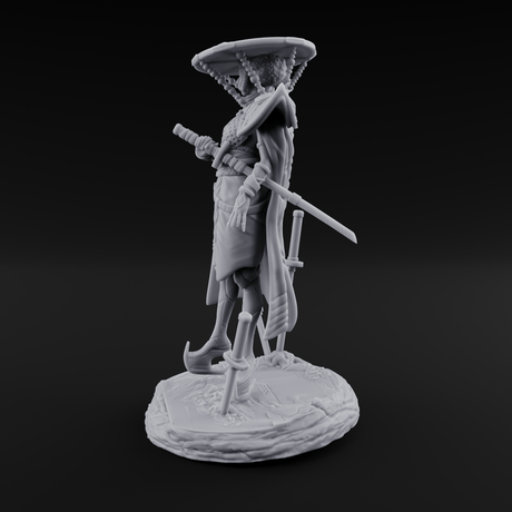 Swords Planted Human Sword Saint Miniature for Dungeons and Dragons, Pathfinder or other TTRPGs