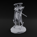 Swords Planted Human Sword Saint Miniature for Dungeons and Dragons, Pathfinder or other TTRPGs