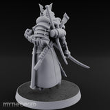 Katana Drawn Advancing Shogunate Lieutenant Miniature for Dungeons and Dragons, Pathfinder or other TTRPGs