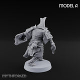 Katana Swinging Samurai Warrior A Miniature for Dungeons and Dragons, Pathfinder or other TTRPGs